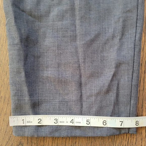 Briggs Petite 90's Heather Gray Pleated Front  Trousers Size Women 16 Petite NEW - Picture 7 of 10